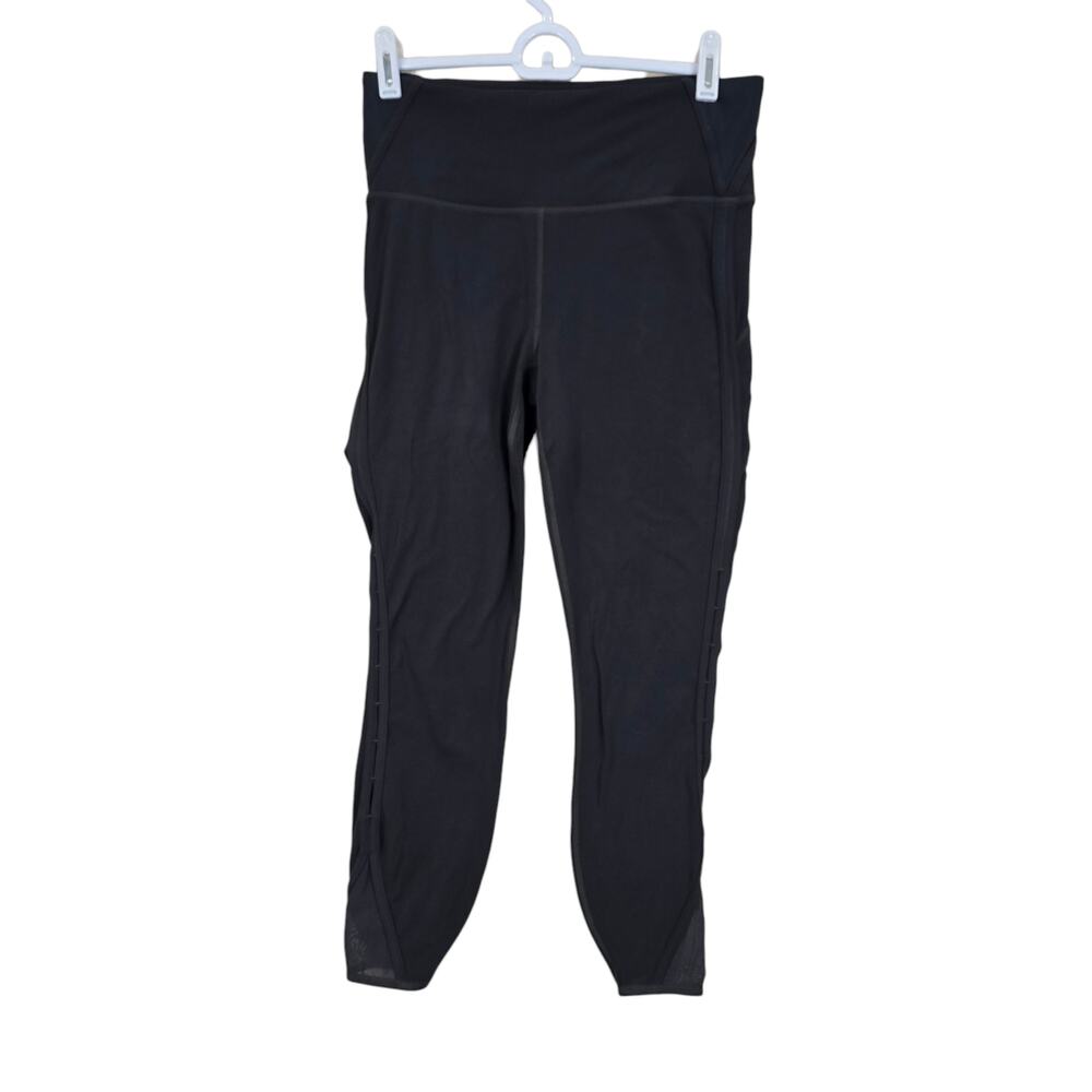 Women's Athleta High Rise Peekaboo 7/8 Tight Leggings Powervita | Size Medium